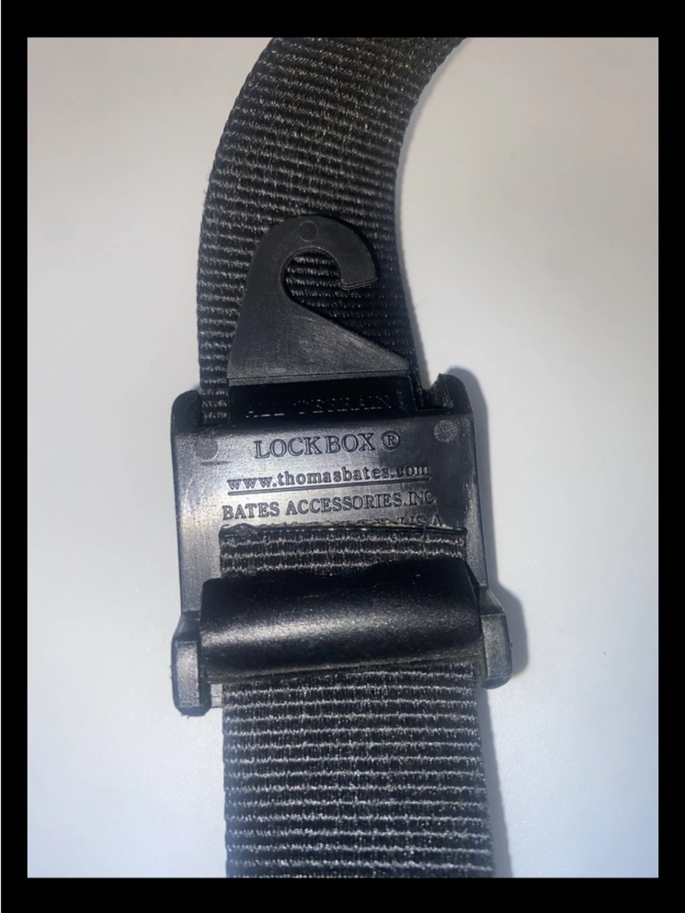 Mens Thomas Bates Southwestern Sunrise Web Hiker Belt-47" Max Adjustable Length - Picture 4 of 4